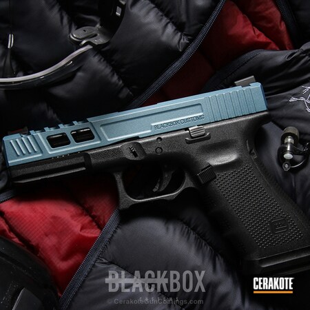 Powder Coating: Glock,Pistol,Blue Titanium H-185