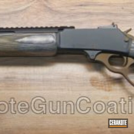 Powder Coating: Midnight Bronze H-294,Midnight E-110,Lever Action,Rifle,Marlin Classic Model 1895
