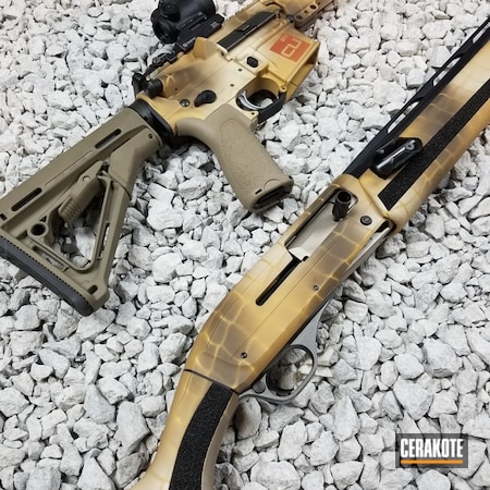 Powder Coating: Shotgun,DESERT SAND H-199,Gold H-122,Camo,Rattle Can Spray,Tactical Shotgun