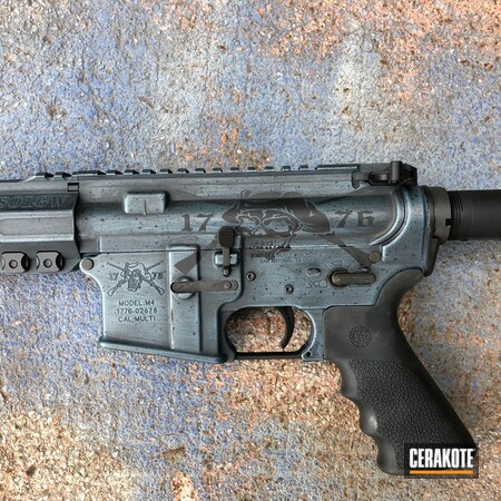 Powder Coating: Graphite Black H-146,Distressed,Two Tone,Blue Titanium H-185,Tactical Rifle