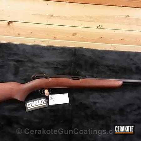 Powder Coating: Graphite Black H-146,Winchester Model 74,Winchester,Rifle