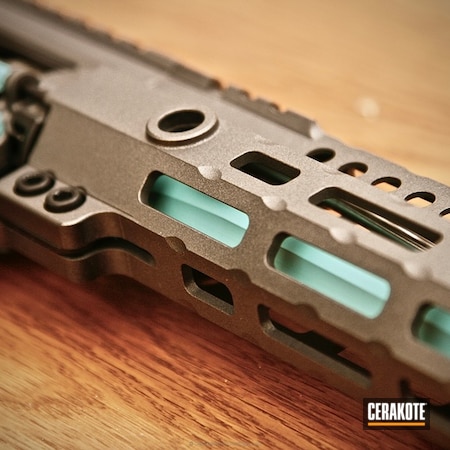 Powder Coating: Aero Precision,Midwest Industry,B5 Bravo,Tactical Rifle,Robin's Egg Blue H-175,Tungsten H-237,AR-15,BCM