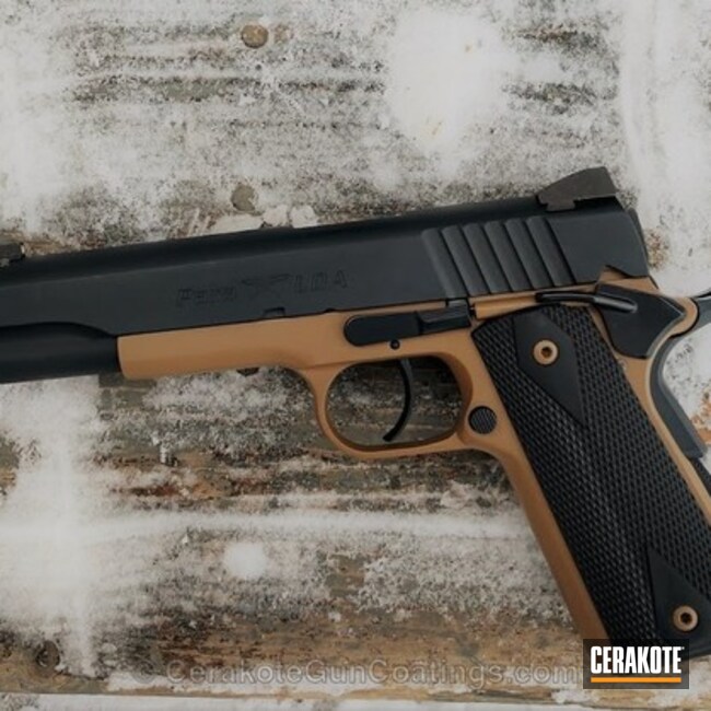 Cerakoted: Midnight E-110,20150 E-190,Cerakote Elite Series,Pistol,Warrior Arms,1911,Para-Ordnance