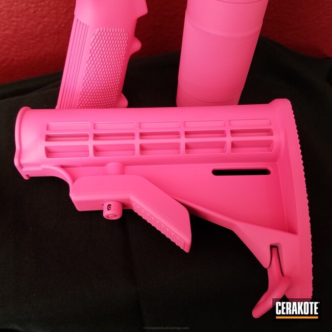 Cerakoted: Gun Parts,Prison Pink H-141,AR-15