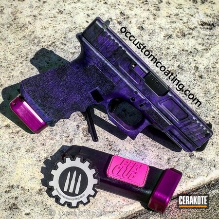 Powder Coating: Graphite Black H-146,Glock,Wild Purple H-197,Pistol,Camo,Brush Camo