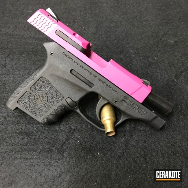 Cerakoted: Graphite Black H-146,Two Tone,Smith & Wesson,SIG™ PINK H-224,Pistol
