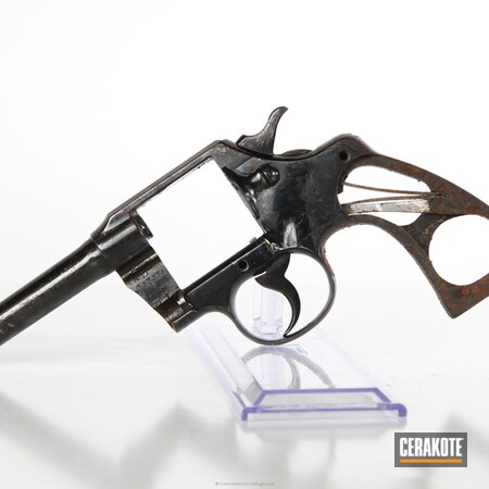 Powder Coating: Graphite Black H-146,Revolver,Colt,Restoration