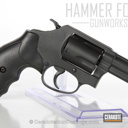 Powder Coating: Graphite Black H-146,Smith & Wesson,Revolver,.357 Magnum