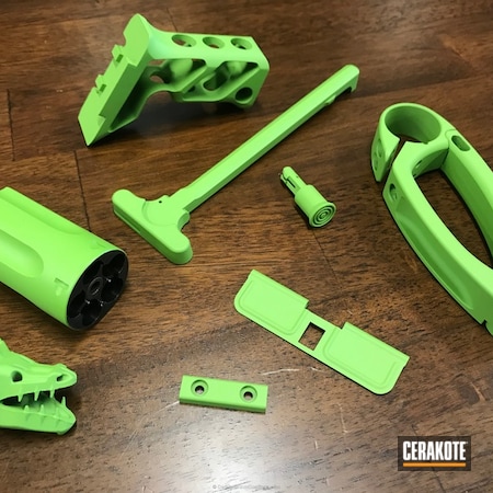 Powder Coating: Zombie Green H-168,Tailhook,Small Parts