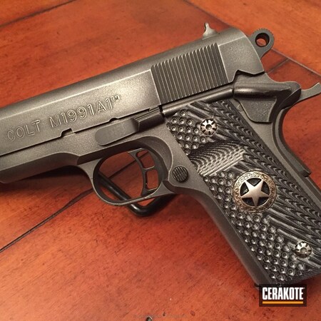 Powder Coating: Graphite Black H-146,Pistol,Colt M1991A1,Tungsten H-237,Colt