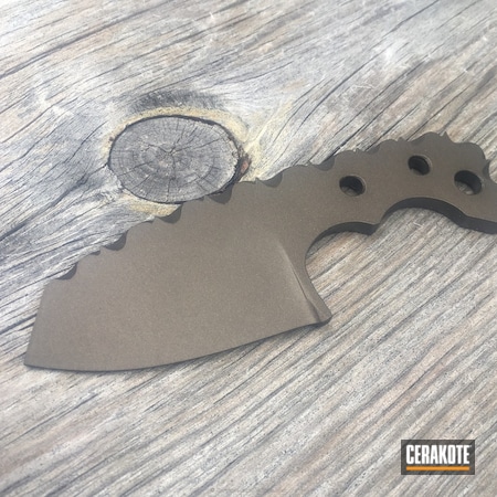 Powder Coating: Midnight Bronze H-294,Hand Made Knife,Knife Blade,More Than Guns