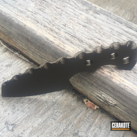 Powder Coating: Midnight Bronze H-294,Hand Made Knife,Knife Blade,More Than Guns