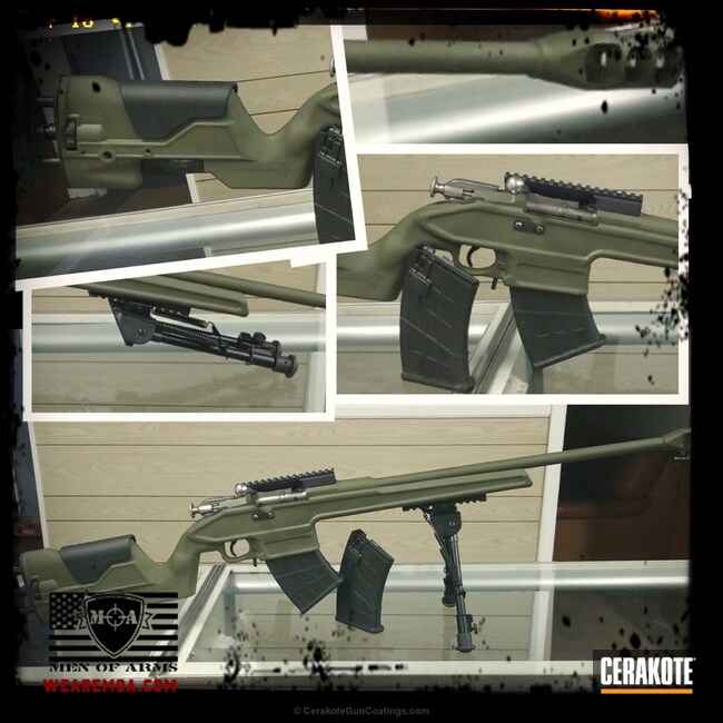 Cerakoted: Sniper Green H-229,Mosin–Nagant,Mosin