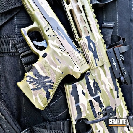 Powder Coating: Graphite Black H-146,Glock,Tiger Stripes,DESERT SAND H-199,Savage Arms,Vietnam Tiger Stripe Camo,MAGPUL® FLAT DARK EARTH H-267