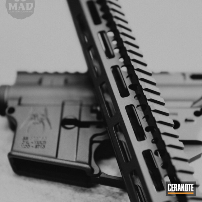 Cerakoted H-146 Graphite Black And H-237 Tungsten