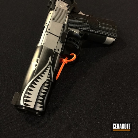 Powder Coating: Graphite Black H-146,1911,Nighthawk Custom,Pistol