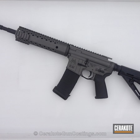 Powder Coating: Graphite Black H-146,Spike's Tactical,Tactical Rifle,Tungsten H-237