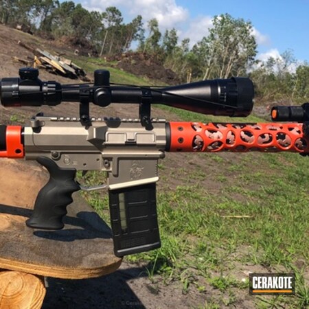 Powder Coating: Hunter Orange H-128,HIGH GLOSS ARMOR CLEAR H-300,Tactical Rifle