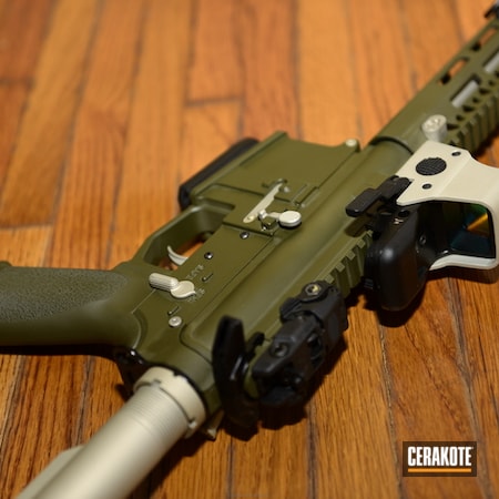 Powder Coating: Shimmer Gold H-153,Mil Spec O.D. Green H-240,Two Tone,Tactical Rifle