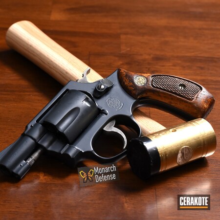 Powder Coating: Smith & Wesson,Revolver,Midnight Blue H-238