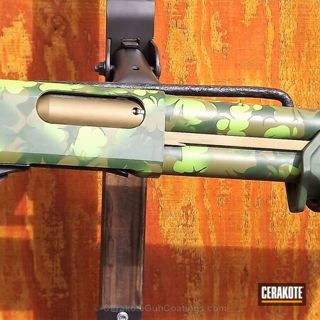 Powder Coating: Shotgun,Zombie Green H-168,Highland Green H-200,Remington 870,Noveske Bazooka Green H-189,JESSE JAMES EASTERN FRONT GREEN  H-400,Burnt Bronze H-148