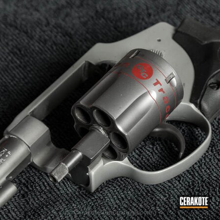 Powder Coating: Revolver,Gun Metal Grey H-219,FIREHOUSE RED H-216