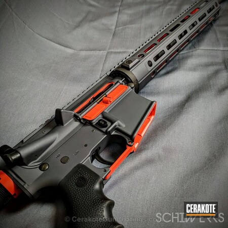 Powder Coating: Hunter Orange H-128,Stone Grey H-262,Tactical Rifle