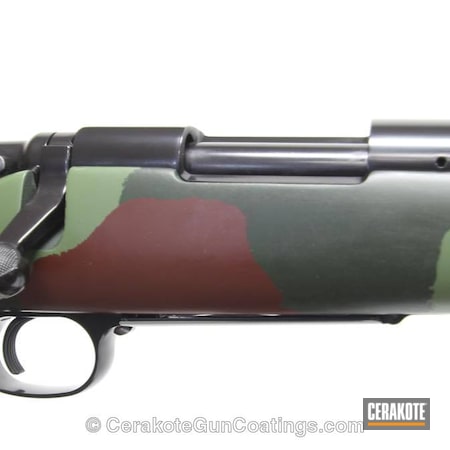 Powder Coating: McMillan,6.5 Creedmoor,Gloss Black H-109,Custom 700,Remington 700,M40A1,Long Range Gun,Long Range,GAP Camo,Custom Rifle