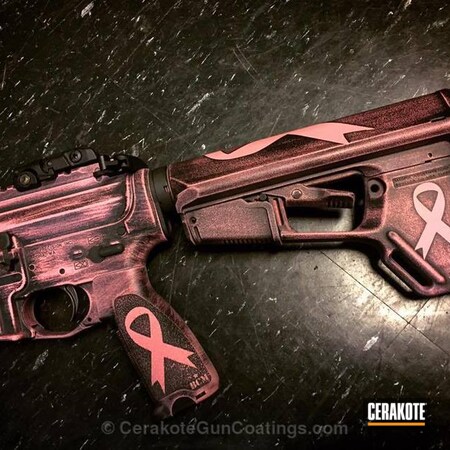 Powder Coating: Breast Caner Fundraiser,Graphite Black H-146,Pink,Bazooka Pink H-244,Distressed,Breast Cancer,Breast Cancer Awareness