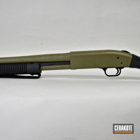 Powder Coating: Two Tone,Shotgun,Noveske Bazooka Green H-189,Mossberg 590