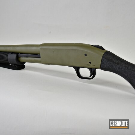 Powder Coating: Two Tone,Shotgun,Noveske Bazooka Green H-189,Mossberg 590