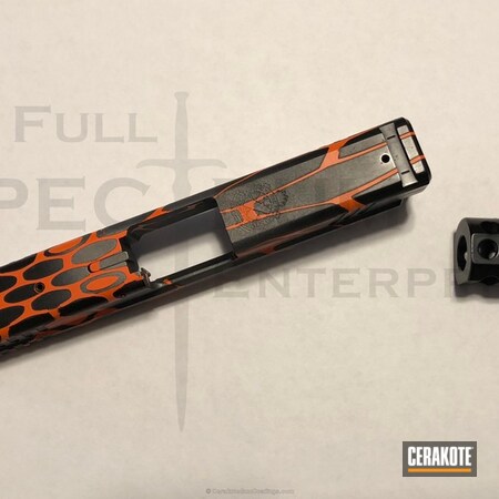 Powder Coating: Hunter Orange H-128,Graphite Black H-146,Stencil,Tactical Grey H-227,Kryptek