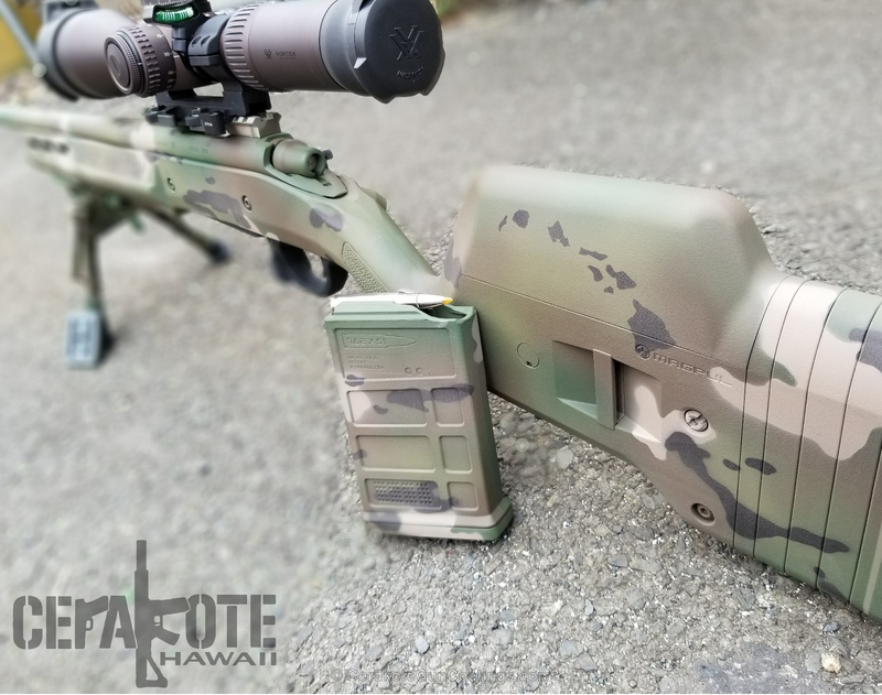Custom Coated MultiCam Bolt Action Rifle by WEB USER | Cerakote
