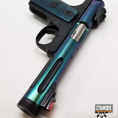 Powder Coating: Graphite Black H-146,GunCandy,Pistol,Ruger