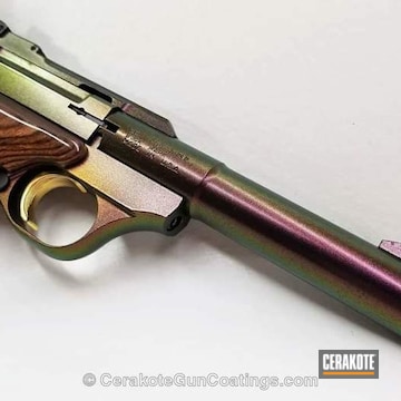 Cerakoted Custom Browning Buckmark Pistol Coated In Graphite Black
