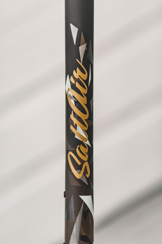 Bicycle Frame coated in a Custom Splinter Camo by WEB USER | Cerakote