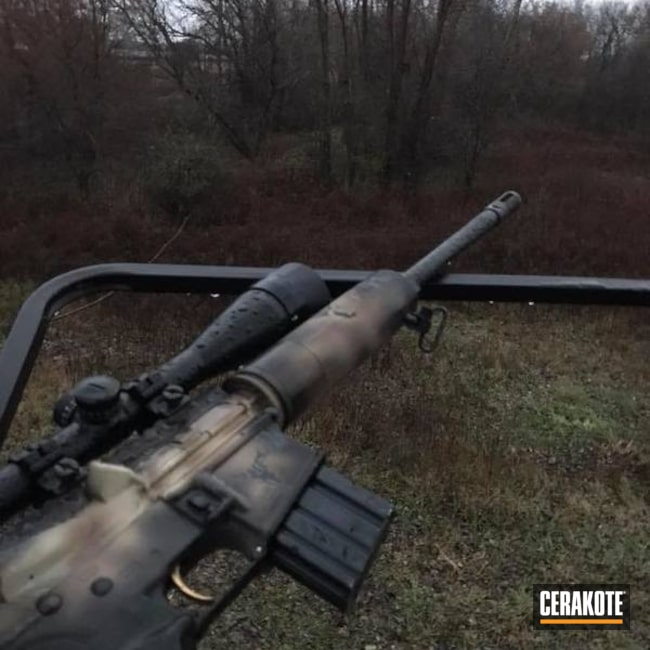 Cerakoted: Hunting,450 Bushmaster,MAGPUL® FLAT DARK EARTH H-267,Hunting Rifle,AR .450,Deer Rifle,Armor Black H-190,Chocolate Brown H-258,AR-15