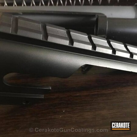 Powder Coating: 12 Gauge,Shotgun,Armor Black H-190,Remington 870,Remington,Tungsten H-237