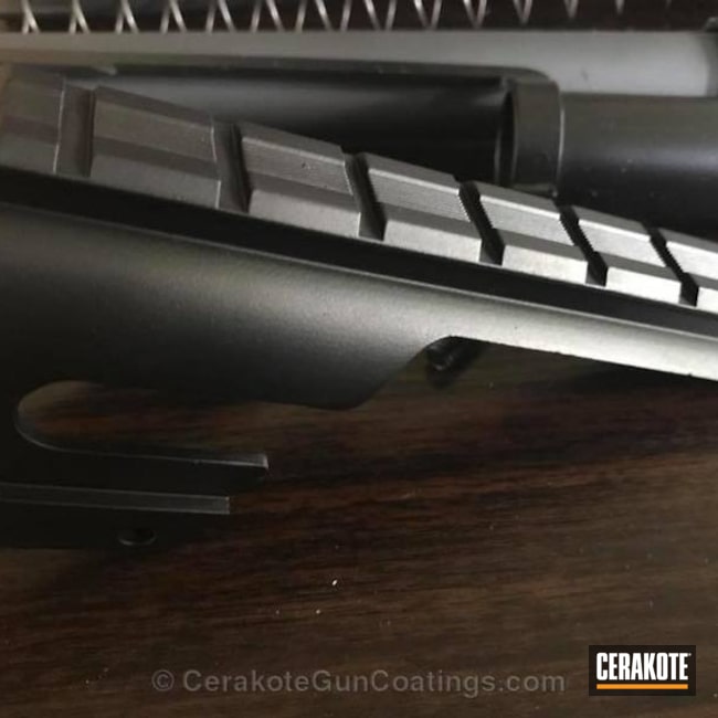 Cerakoted: Shotgun,Tungsten H-237,Armor Black H-190,12 Gauge,Remington 870,Remington