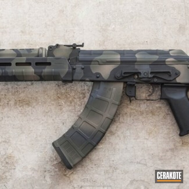 Cerakoted: MAGPUL® FLAT DARK EARTH H-267,MultiCam,Sniper Green H-229,MagPul,Graphite Black H-146,AK-47,AK Rifle