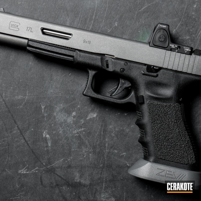 Custom Glock 17l Build Coated In Cerakote Stainless By Web User Cerakote