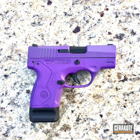 Powder Coating: Pistol,Beretta,Bright Purple H-217,Beretta Nano