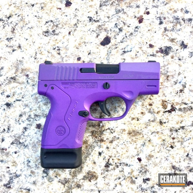 Cerakoted: Beretta Nano,Bright Purple H-217,Pistol,Beretta