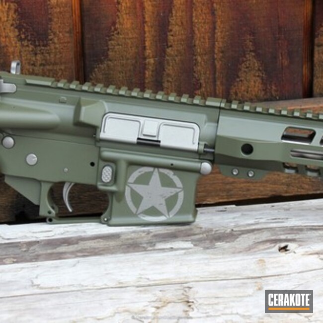 Cerakoted: Palmetto State Armory,Anderson Mfg.,Stars,Stainless H-152,O.D. Green H-236,AR-15