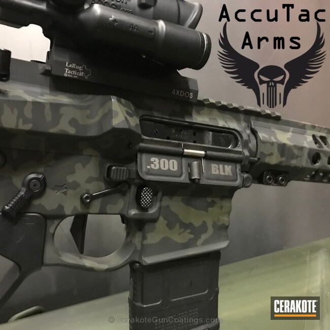 Cerakoted: Cross Machine Tool,MultiCam,Sniper Green H-229,Graphite Black H-146,Tactical Rifle,SIG™ DARK GREY H-210,Urban Multicam