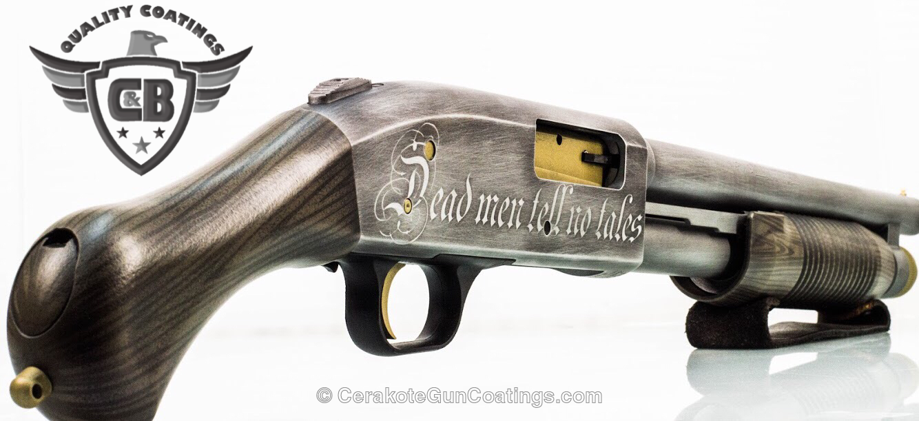 Shockwave Custom Color Mossberg Shockwave coated in a Custom Pirate Themed Finish by Chris ...