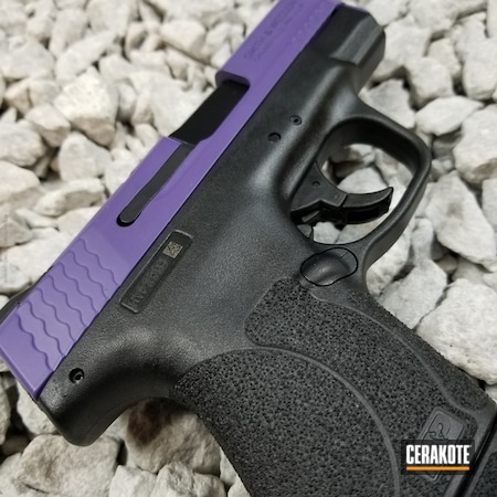 Powder Coating: Smith & Wesson,M&P Shield,Pistol,Bright Purple H-217