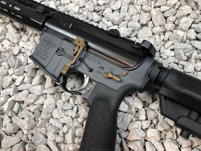 Mega Arms AR15 Rifle Cerakoted in Graphite Black, Burnt Bronze and ...