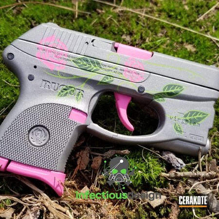 Powder Coating: Zombie Green H-168,Highland Green H-200,Pistol,Stainless H-152,Ruger,Prison Pink H-141