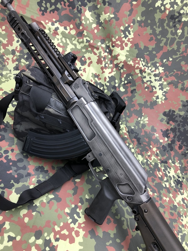 Battleworn AK Rifle coated in Gun Metal Grey, Midnight Bronze and Armor ...